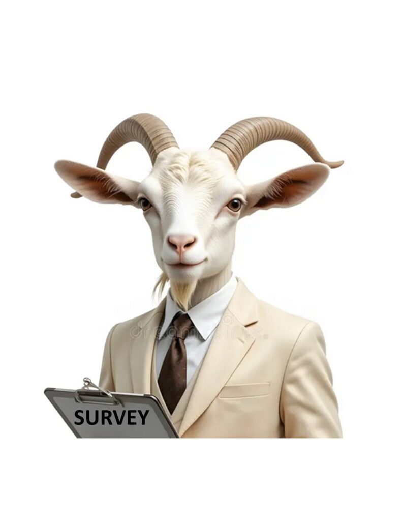 Goat clipboard survey