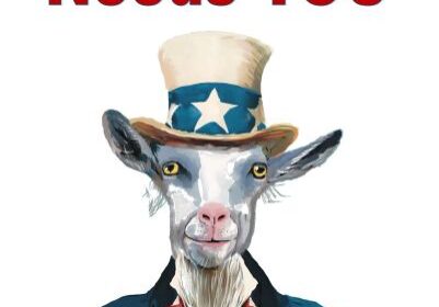 Uncle Sam Goat VOLUNTEER re
